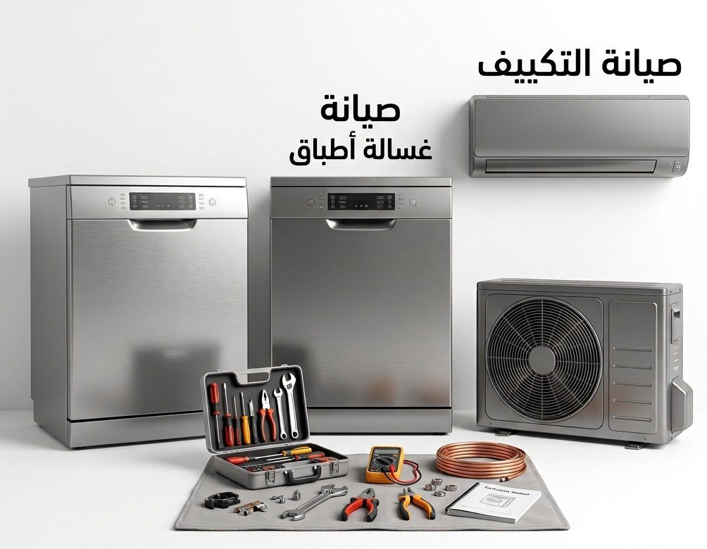 صيانة التكييف وغسالات الاطباق